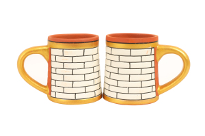 Brick Coffee Mugs White