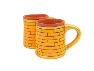 Brick Coffee Mugs Orange