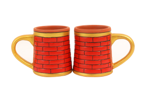 Brick Coffee Mugs Red